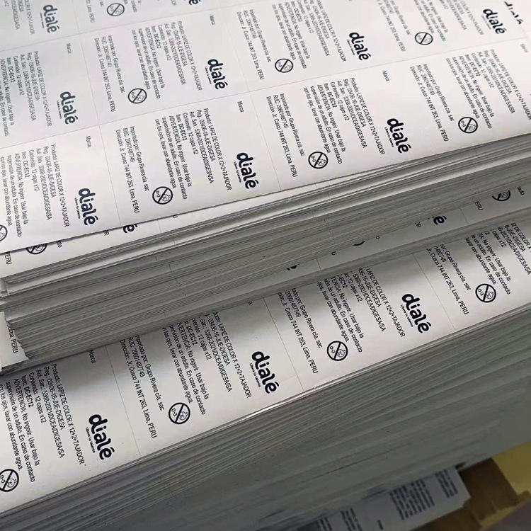 不干胶粘贴纸外贸货号箱贴打印牛皮纸唛头小标签定 制不干胶贴标