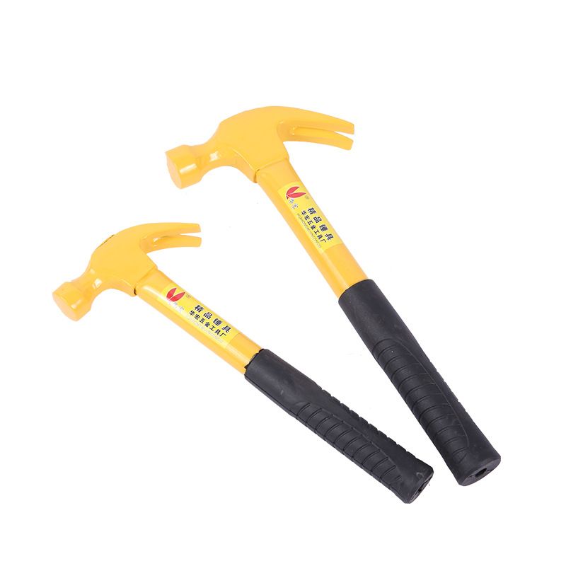 Steel Pipe Nail Hammer Manufacturers Supply Nail Hammer Woodworking Hammer 0.25 Kg0.5kg Claw Hammer Building Tools