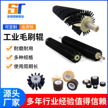 工业毛刷辊定制玻璃水果蔬菜清洗机毛刷筛沙机毛刷轮除尘抛光清扫