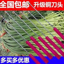 拨蒜苔工具省力打蒜台的工具农家拔剔蒜薹提摘蒜苔收割刀手工提钩