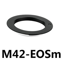 M42-EOS M转接环M42螺口改口环转适用于佳能EOS M(EF M)微单机身