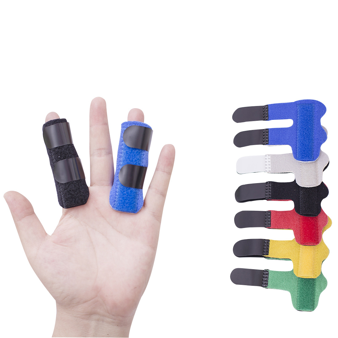 手指夹板固定带矫正器夹板套手指骨折固定带骨折术后康复固定批发