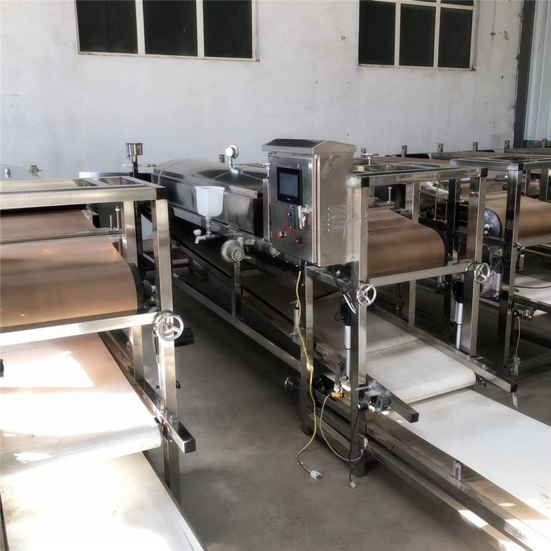 韶关折全自动河粉机方钰fpj320型干湿粉皮机可烘干商用米皮机