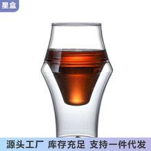 厂家供应新款双层单口咖啡杯 分享壶套装 高硼硅耐热玻璃杯 现货