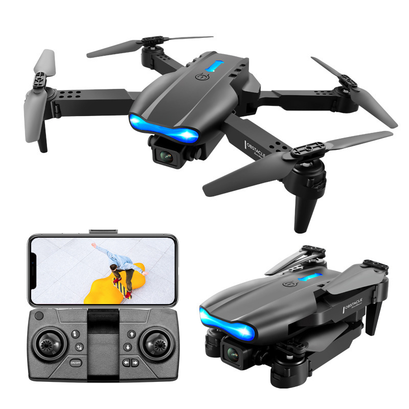 E99 Three-Side Obstacle Avoidance Uav Hd Aerial Photography Folding Quadrocopter Toy K3 Remote Control Aircraft Drone