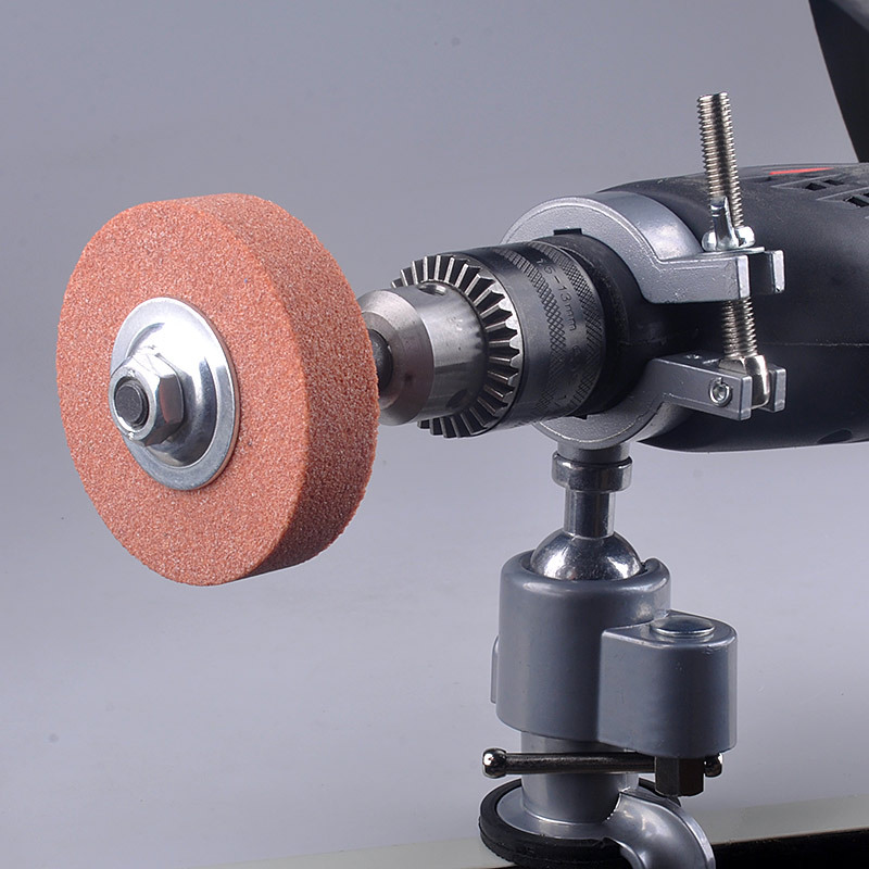 电动磨刀器配件小砂轮磨刀石手电钻支架家用具粗沙台磨机工具圆形