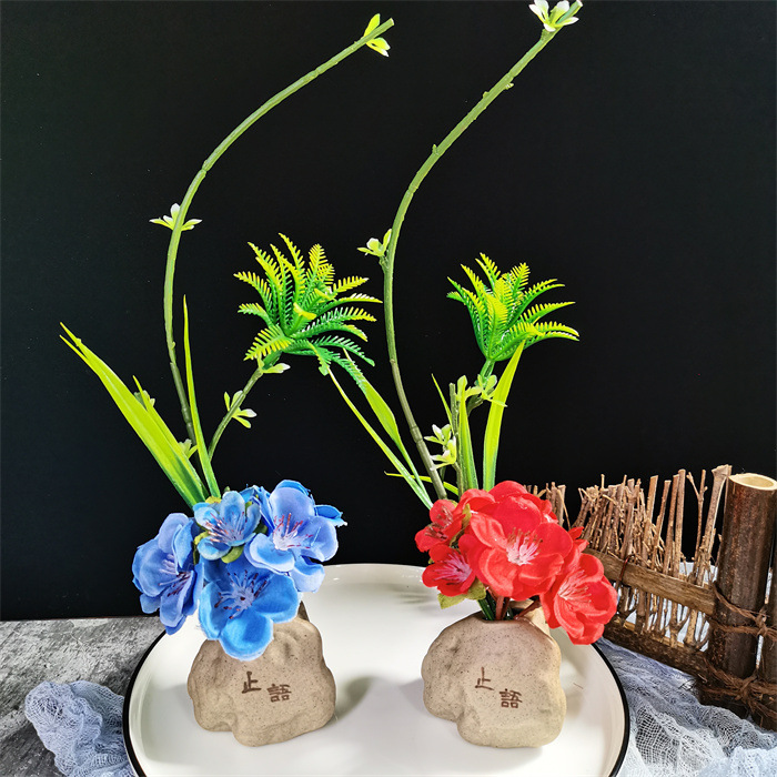 酒店摆盘装饰花盘饰花草餐饮菜品盘式创意小摆件刺身冷盘冷菜点缀