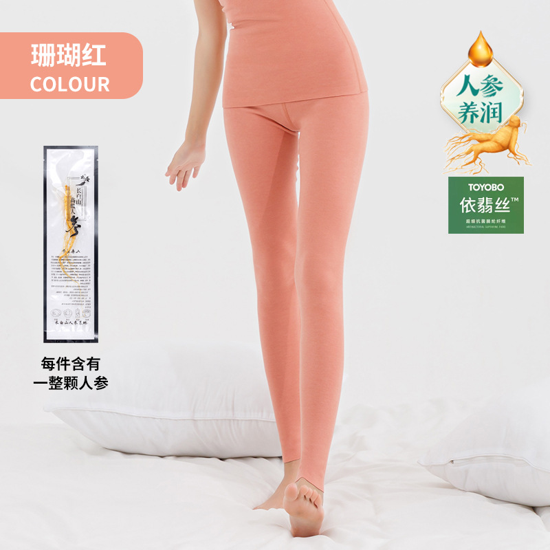 Autumn and Winter New Women's High Waist Warm-Keeping Pants Belly Contracting Hip Lift Leggings Dralon Traceless Thermal Long Johns Women Wholesale