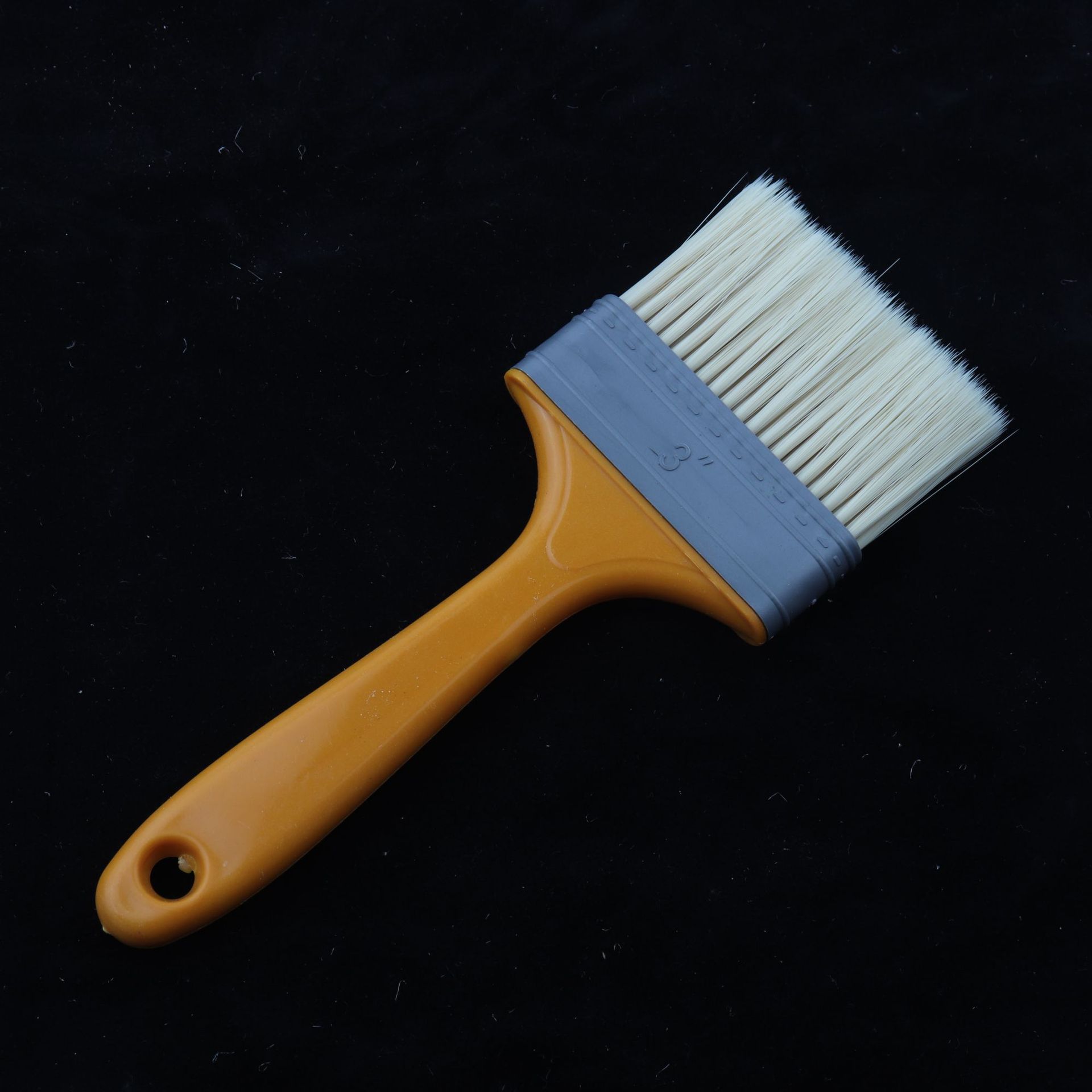 软毛毛刷子精品油漆刷塑柄尼龙刷3号涂料清洁小刷子义乌小商品