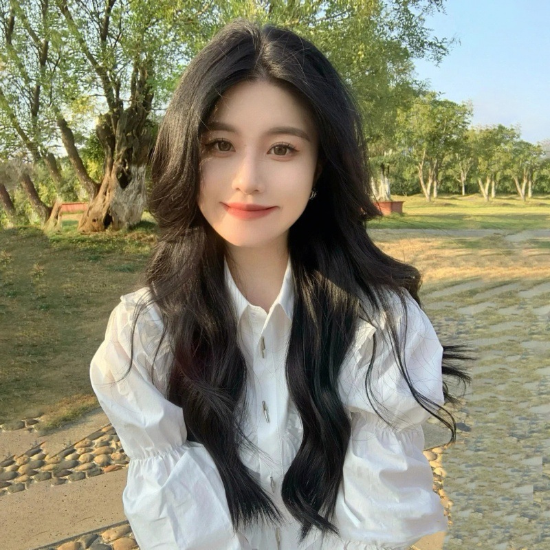 假发女黑棕色长发中分八字刘海长卷发大波浪百搭仿真全头套式