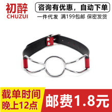 情趣用品金属口塞深喉张口器强制男用调教女奴口枷另类玩具性工具