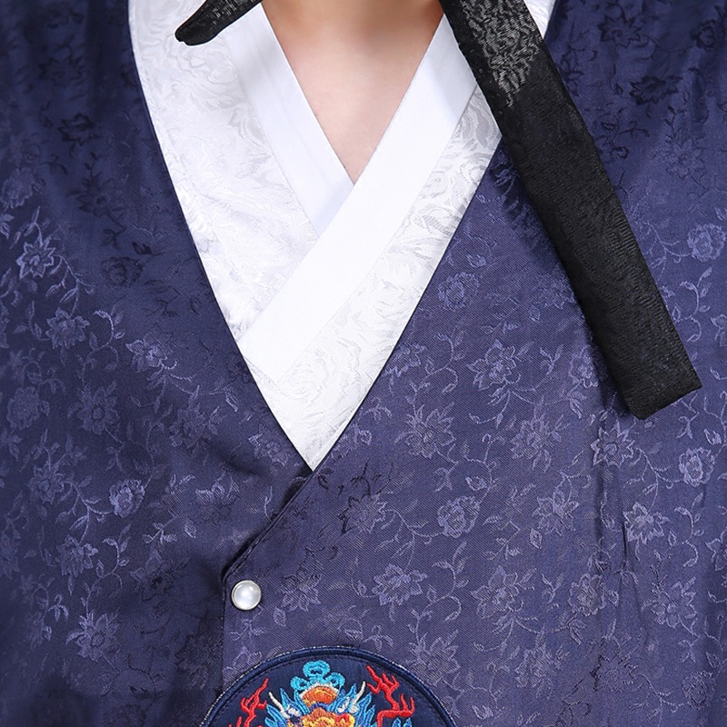 古装宫廷韩服男士长袍衫朝鲜少数民族表演出婚庆影楼写真传统服装