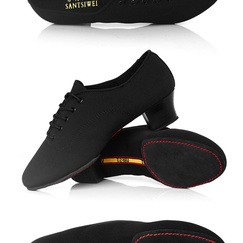 包邮男士拉丁舞鞋教师男跳舞交谊舞舞蹈鞋牛津布牛皮室外男鞋新款