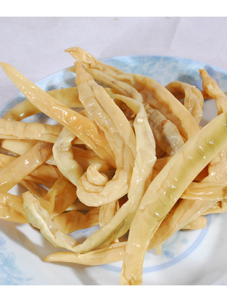 湖南产白辣椒农家手工自制卜辣椒泡椒湘菜500g包邮