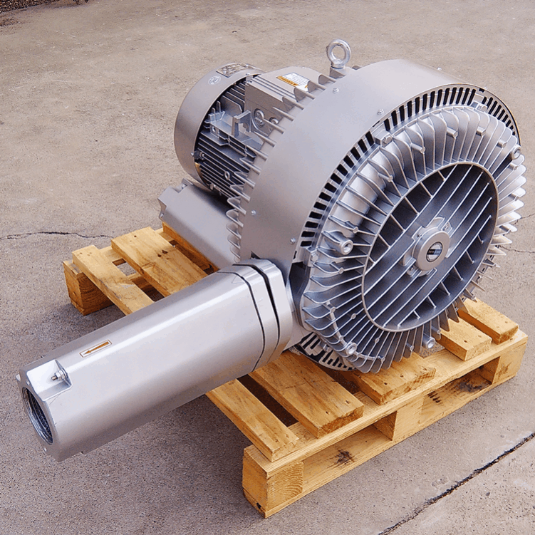 5kw双级吸料泵2rb920h27负压上料真空泵双叶轮漩涡式高压风机