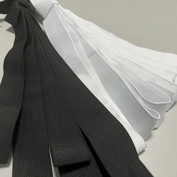 天然橡根勾边针织松紧带牛仔用橡筋回缩小耐水洗抗摩擦拨水速干