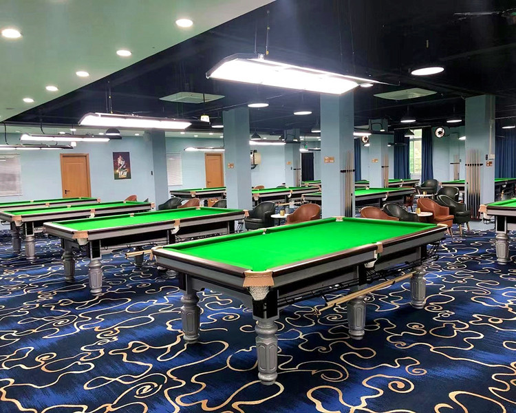 中式台球桌标准成人桌球台强利美式黑8台球案家用乒乓二合一