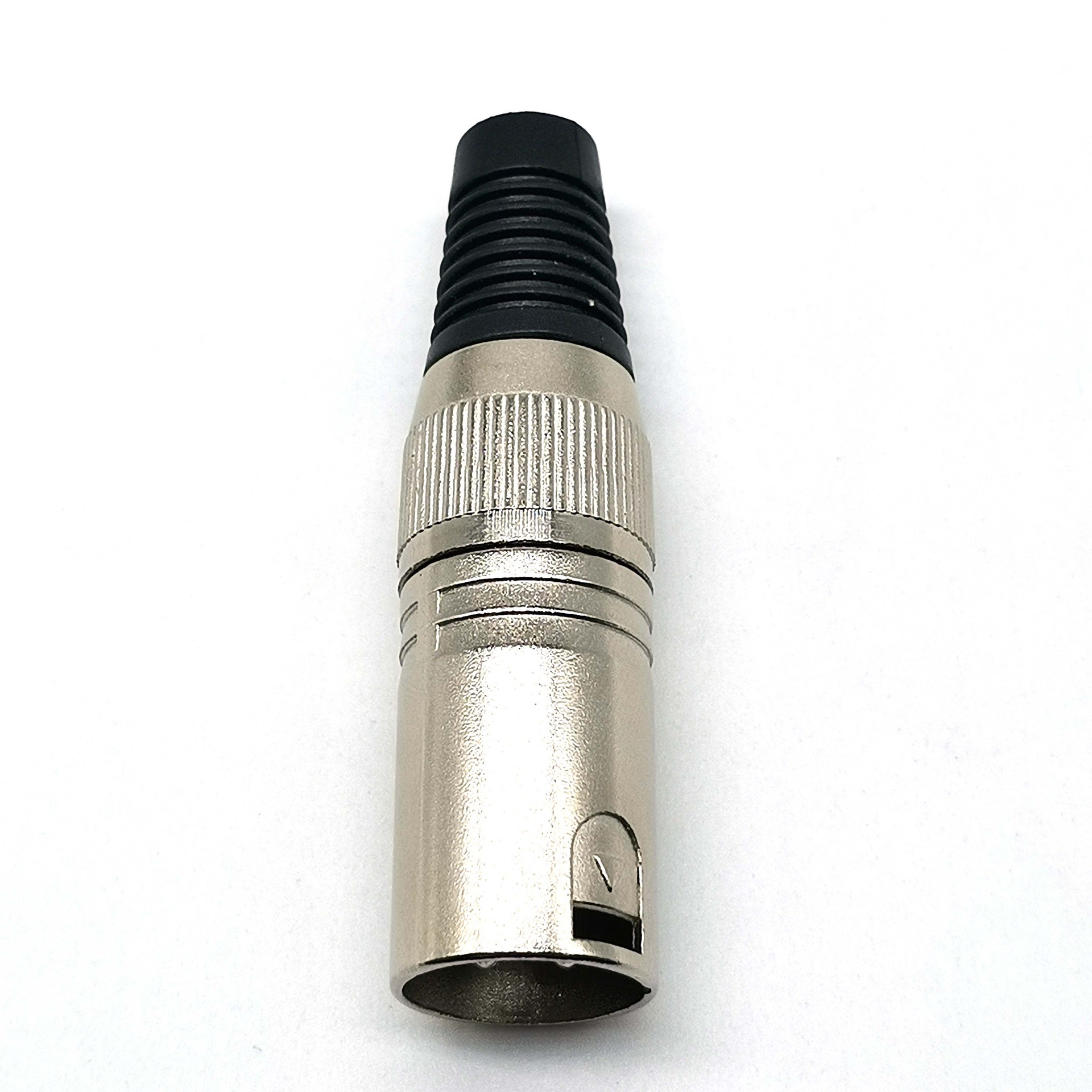 镀镍黑胶3芯瑞士卡侬xlr麦克风音频公头 舞台灯光 3p卡侬公头