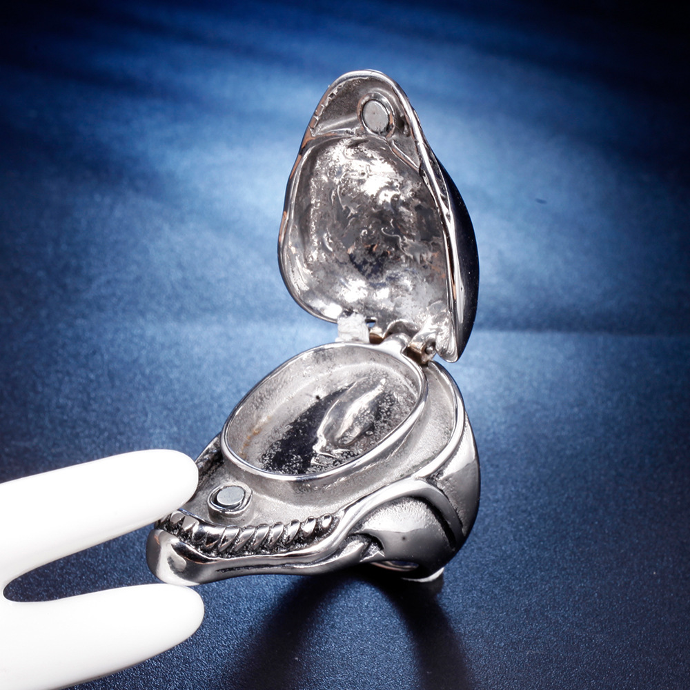 跨境新款欧美 时尚指环个性百搭首饰 鲨鱼戒指 可开合戒指