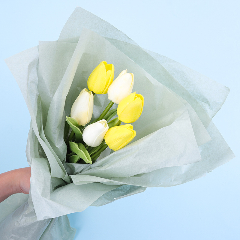 厂家现货 20张雪梨纸拷贝纸包花纸花束材料韩式鲜花包装纸50x70cm