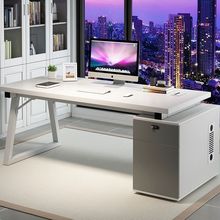 办公桌家用简约现代台式电脑桌简易桌椅组合办公室员工位职员桌子