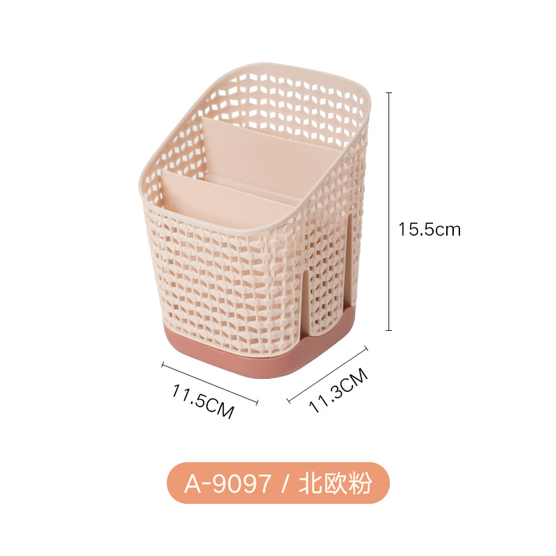 Spot Multi-Color Desktop Storage Box Pet Material Compartment Chopsticks Cage Multi-Specification Desktop Chopsticks Cage Storage Box