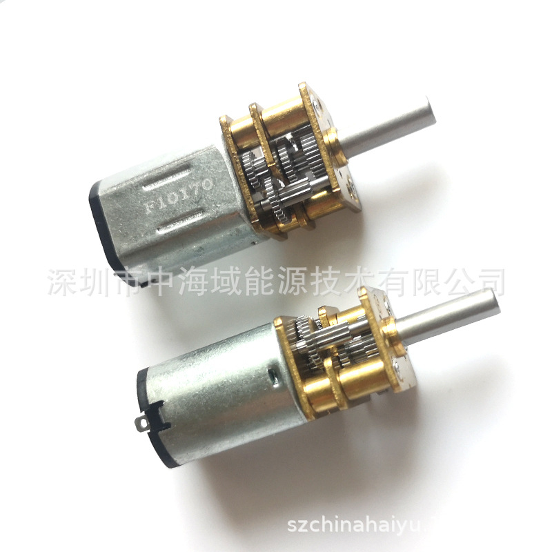 3.7V60转3V48转 N20直流减速电机金属齿轮箱 智能指纹锁 3D打印笔