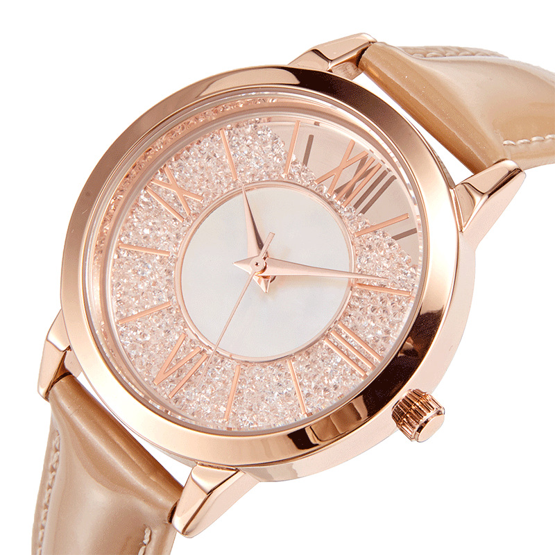 tt/天塔手表女简约星空气质ins小众设计施华洛奇流沙潮流品牌女表