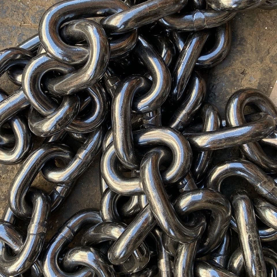 g80国标起重链条高强度锰钢吊具铁链吊链索具倒链捆绑大包头链条