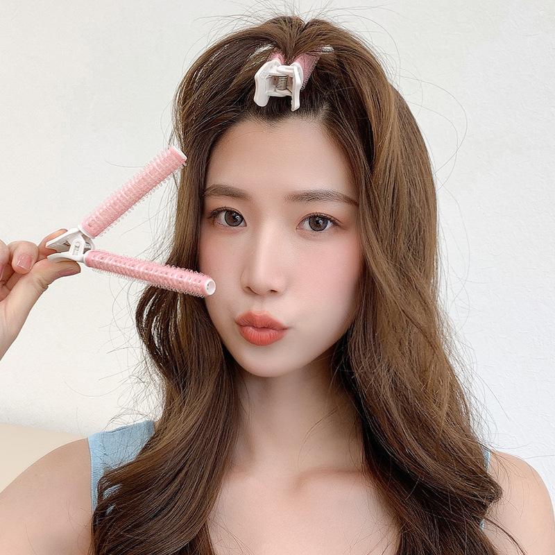 Head Hair Root Fluffy Barrettes Hair Fluffy Artifact Forehead Bangs Fixed Clip Hairpin Roll Liu Hai Hair Tube