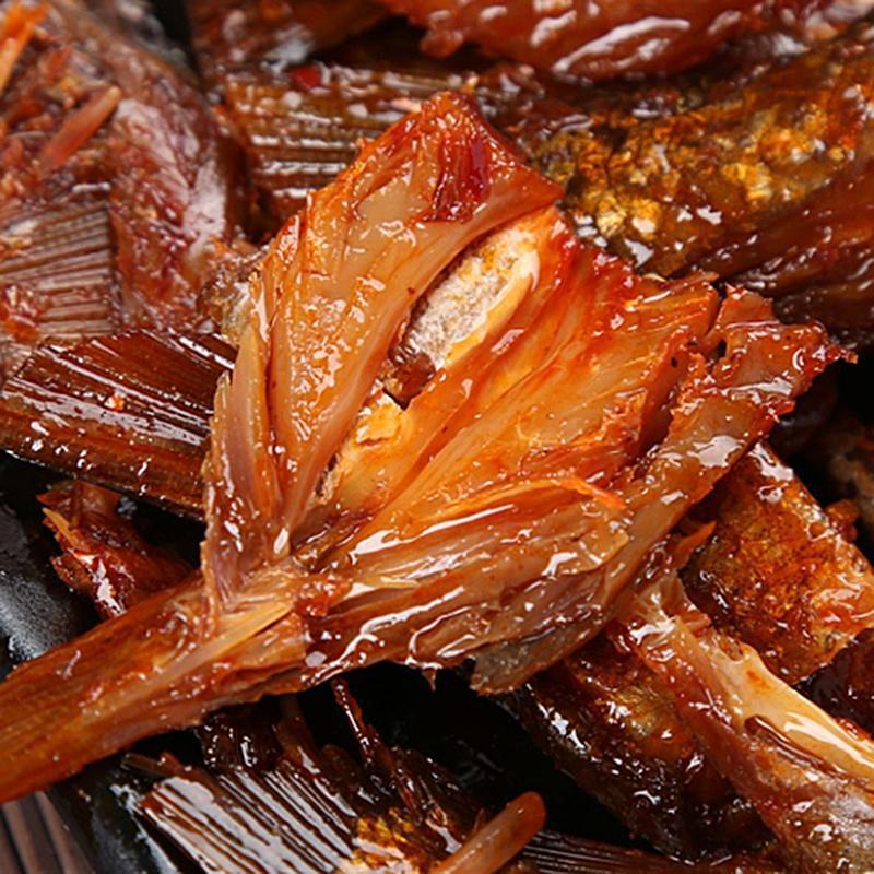 洞庭湖鱼排湖南特产洞庭哥香辣好吃的宿舍小吃鱼尾休闲食品成人款