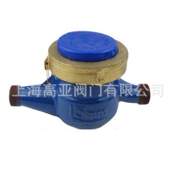 上海沪光普通民用4分dn15旋翼式数字水表 家用自来水lxs-15水表