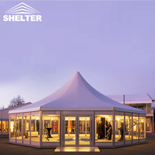 赛尔特铝合金篷房厂家直销欧式尖顶多边形篷房户外广告活动帐篷屋