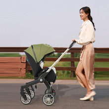 新生儿摇椅安全提篮汽车安全座椅婴儿多功能婴儿四合一手推车双向