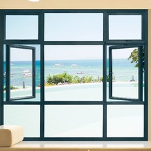 别墅门窗铝合金平开窗原装进口好博格屋五金双层玻璃门窗澳洲家装