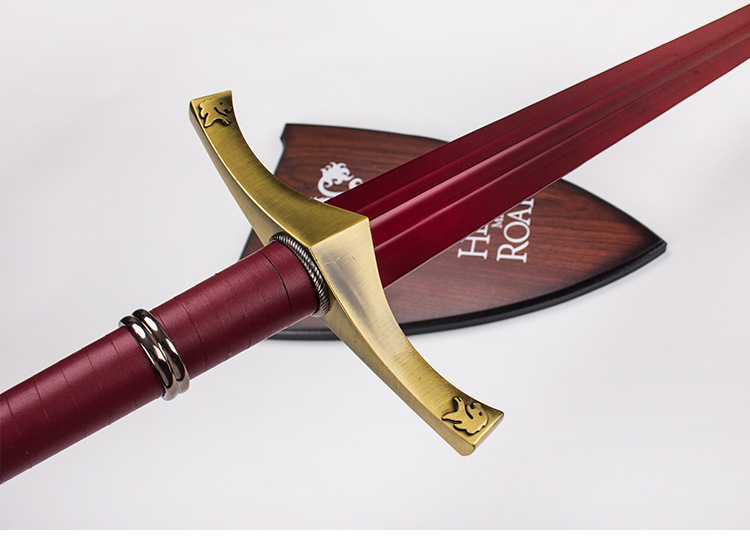 权力的游戏红色守誓剑冰与火之歌布蕾妮詹姆守誓剑西洋剑未开刃