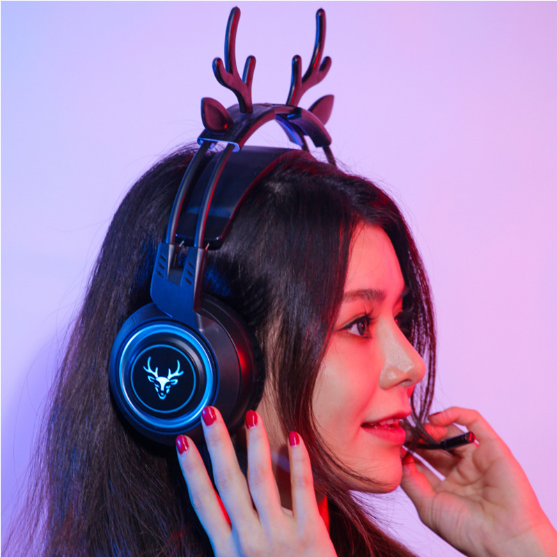 soyto亚马逊华强北游戏ps5耳机电脑手机直播耳麦有线头戴电竞耳机