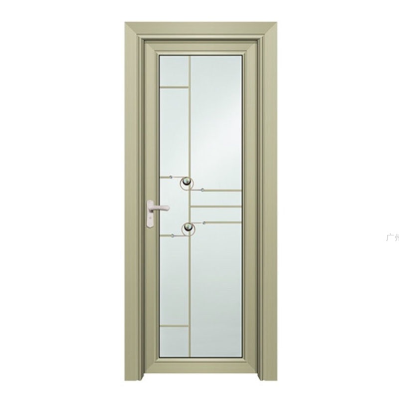 窄现代厕所门超白长虹玻璃门家用洗手间门铝合金浴室钢化玻璃门0652