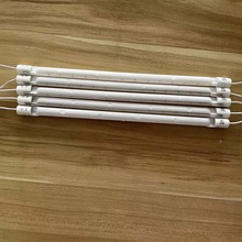 红外线加热管 短波发热管 半镀白石英发热管卤素灯管灯泡定制批发