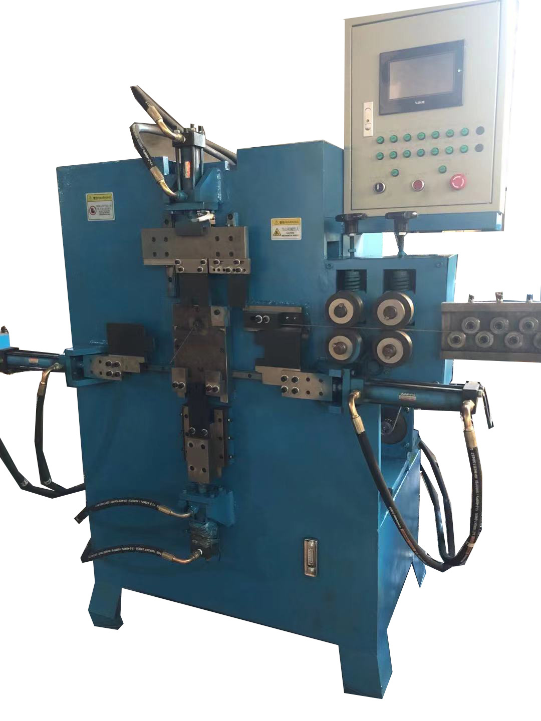 12毫米登山扣挂钩成型机数控金属折弯机铁丝弯线机铁线支架成型