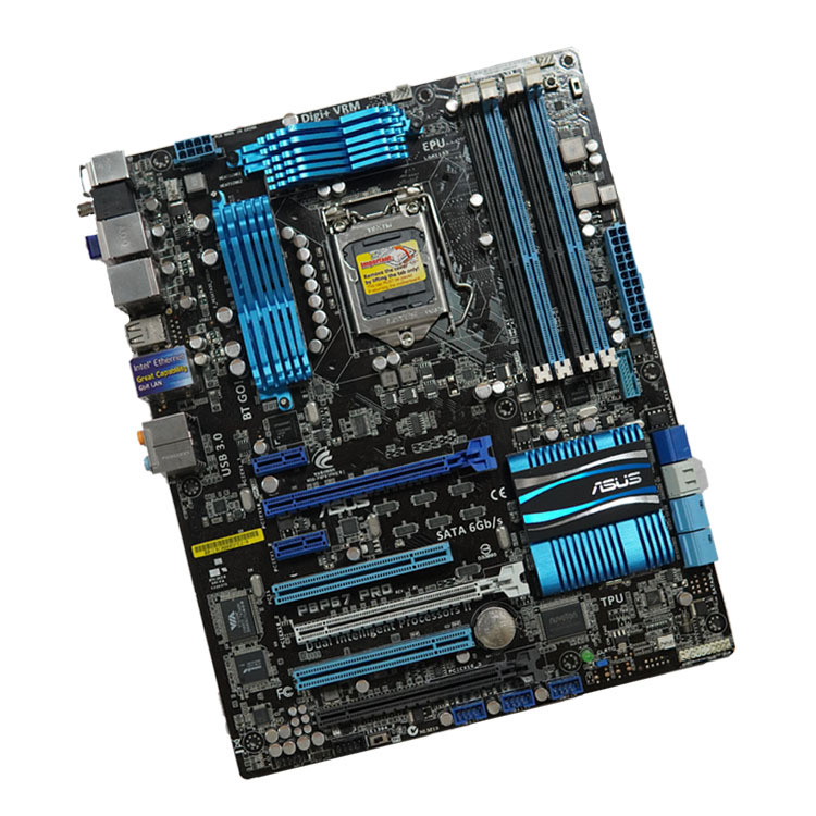 工作笔记本电脑主板适用于华硕台式机主板适用于 p8p67 pro