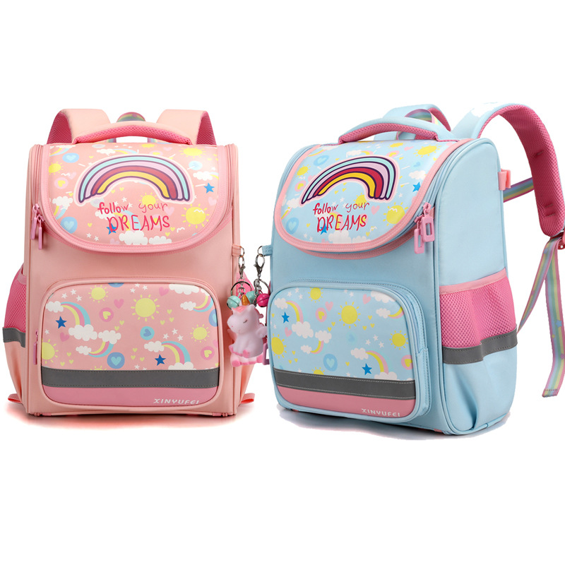 小学生书包一二三四年级1-3男童超轻减负学前班防水女童儿童背包