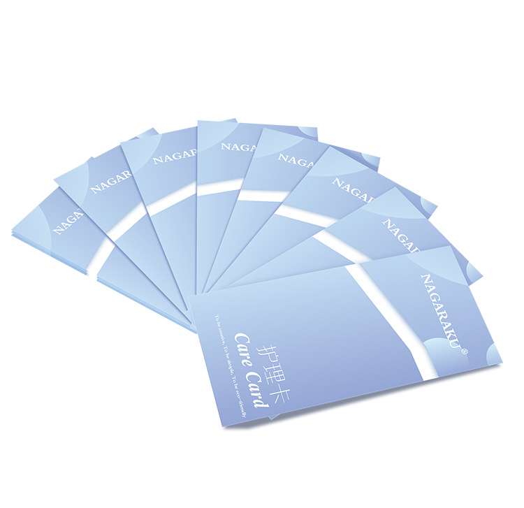 nagaraku嫁接睫毛护理卡美睫店售后保养注意事项多国语言护理卡