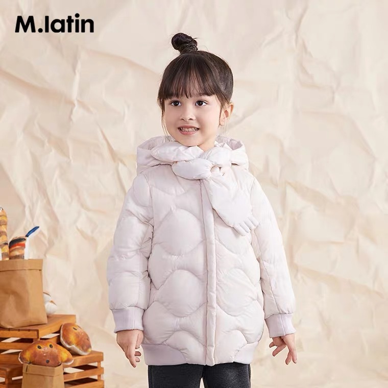 品牌童装尾货 马拉丁秋冬款羽绒服 童装尾货清仓批发直播实体货源