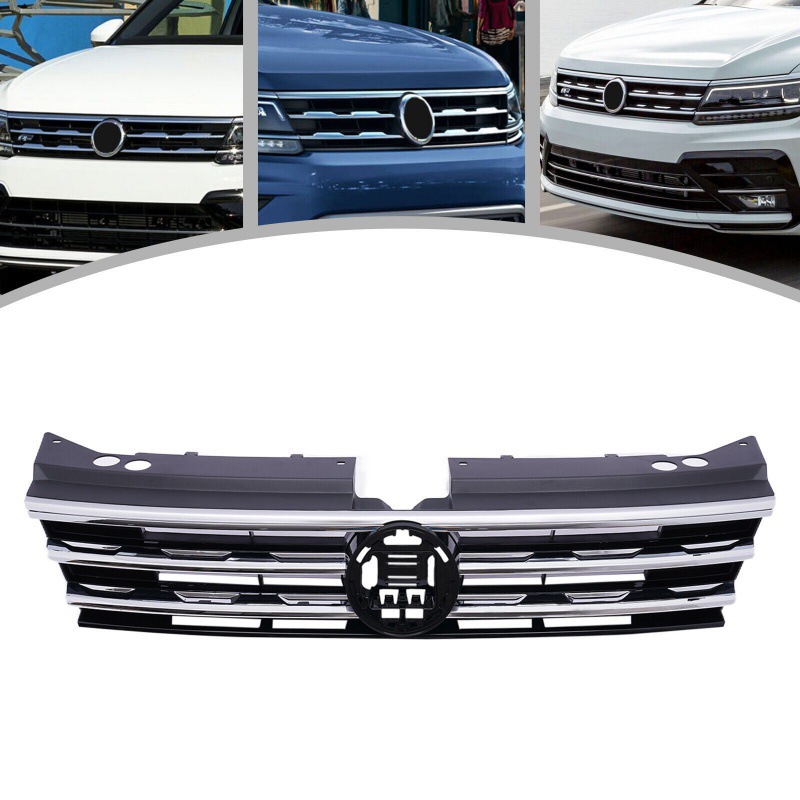 适用于2018-2021款大众tiguan保险杠中网带饰条配件5nn853651dzll