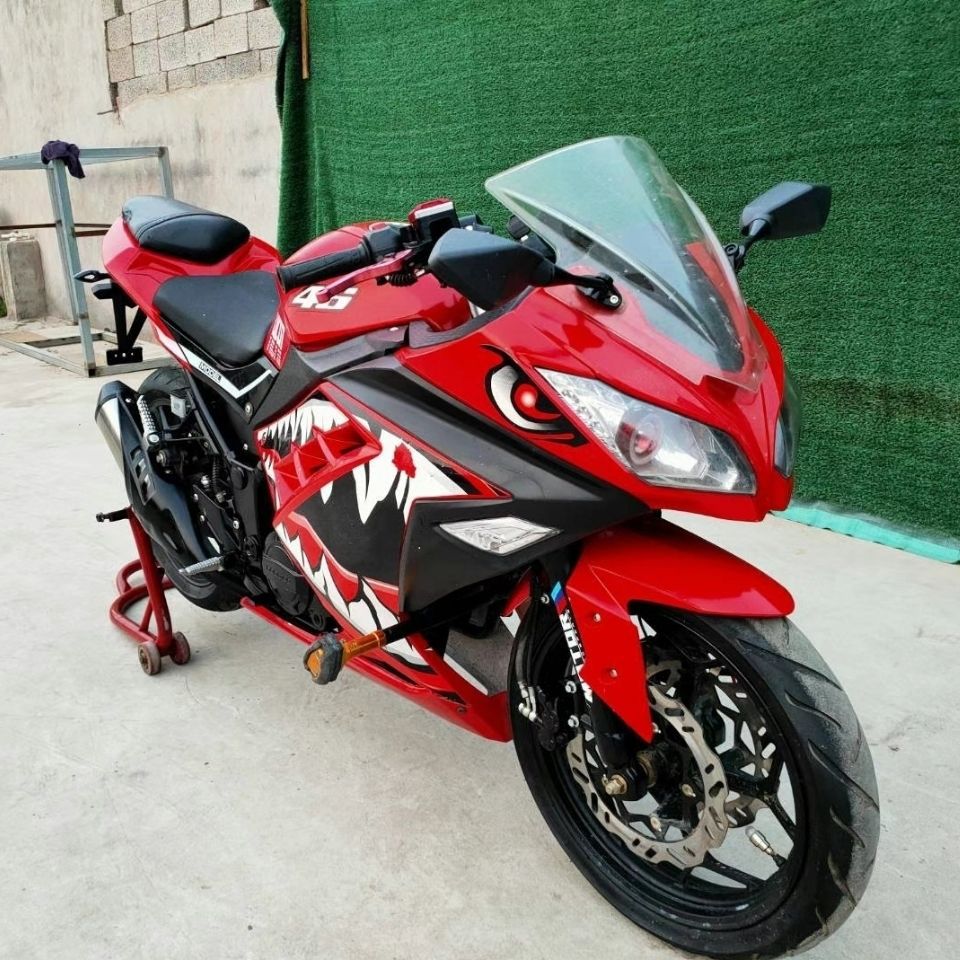 全新地平线s款趴赛跑车v6川崎小忍者摩托车250cc重机车可上牌整车