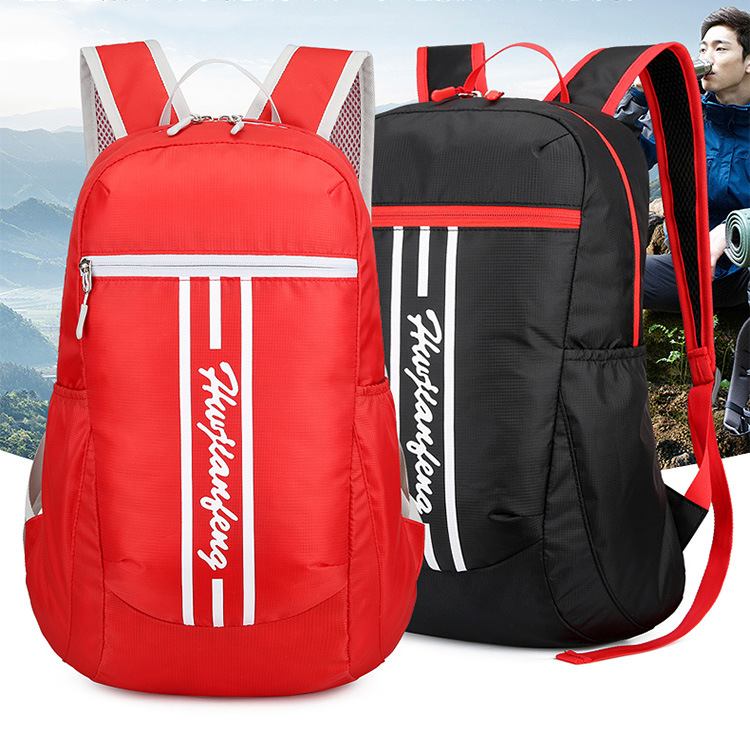 Cross-Border New Arrival Outdoor Hiking Wear-Resistant Travel Bag Cycling Waterproof Folding Bag Backpack in Stock Wholesale