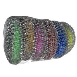 两元店热卖镀锌镀铜铁丝网球带塑料丝 钢丝球 厨房用刷碗刷锅工具