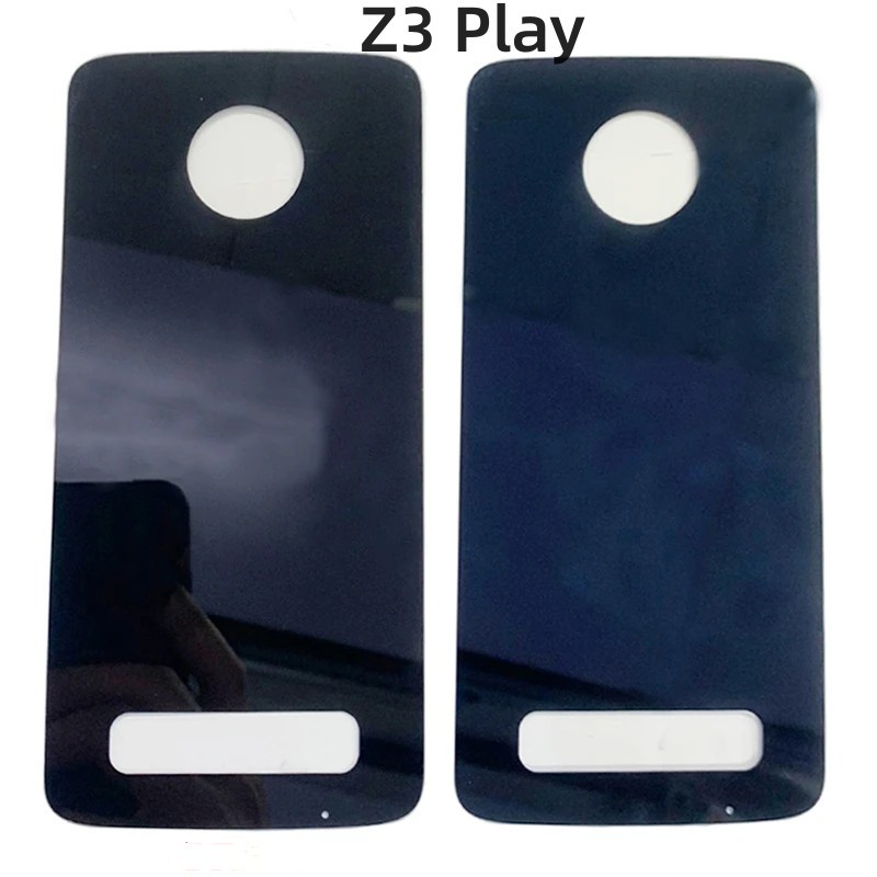 适用摩托罗拉z3后盖 z4玻璃后盖x4原装手机后壳 z3play电池保护盖