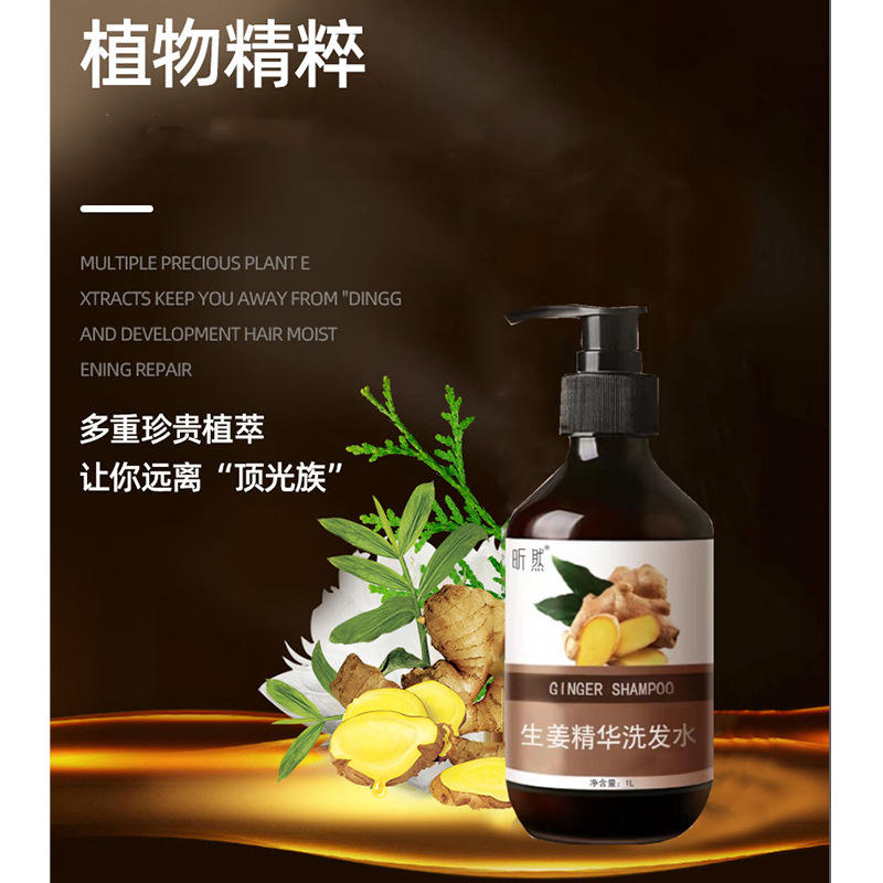贴牌加工生姜精华洗发水oem加工定制  老姜王清爽柔顺去屑洗发露